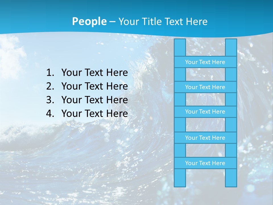 Nobody Strength Tide PowerPoint Template