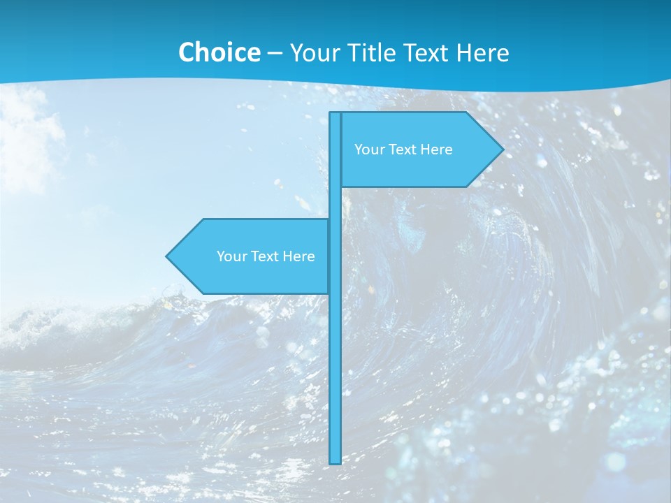 Nobody Strength Tide PowerPoint Template