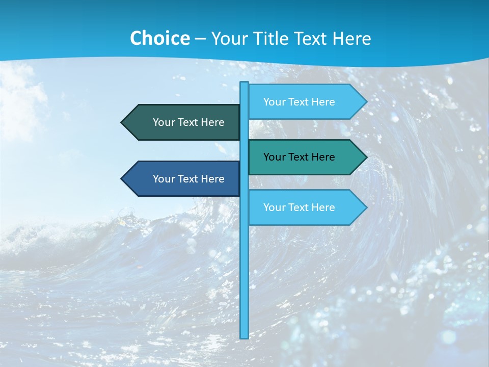 Nobody Strength Tide PowerPoint Template