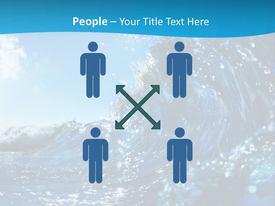 Nobody Strength Tide PowerPoint Template
