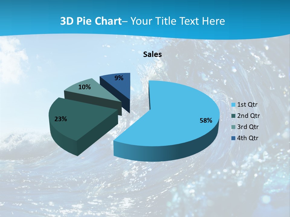 Nobody Strength Tide PowerPoint Template