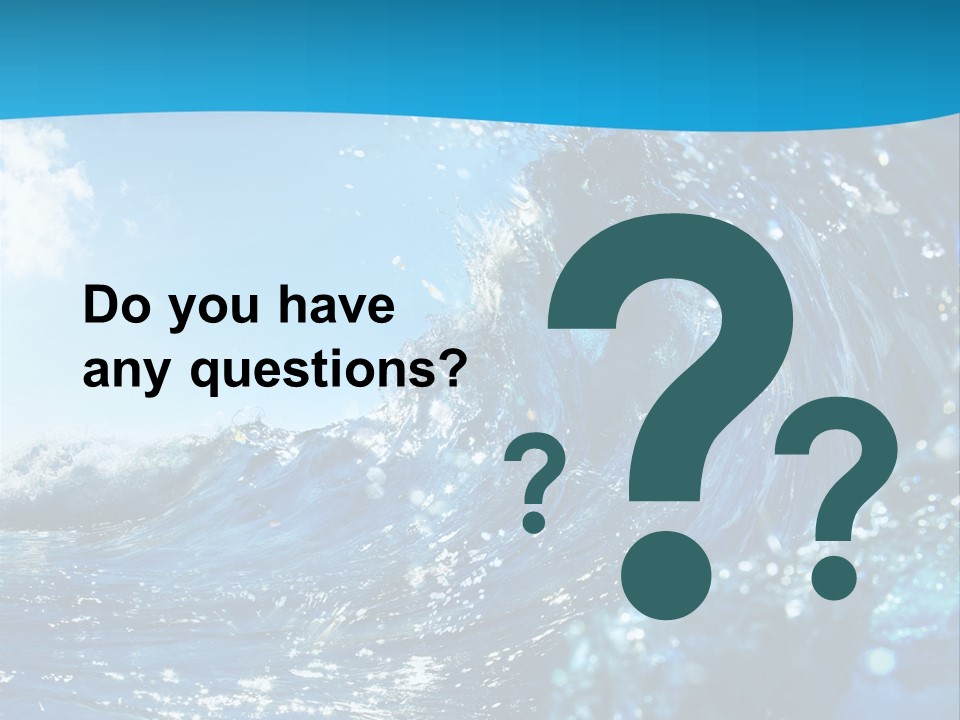 Nobody Strength Tide PowerPoint Template