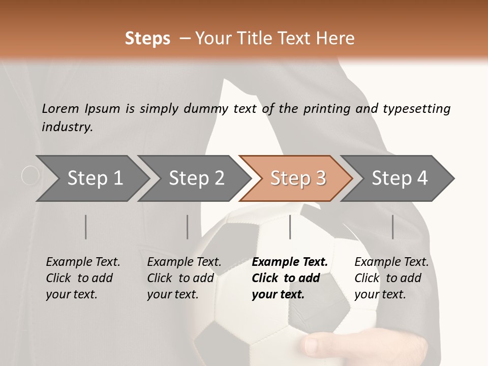 Competition Football Work PowerPoint Template