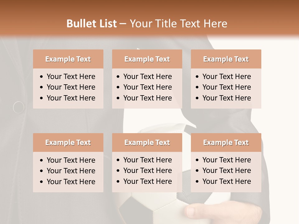 Competition Football Work PowerPoint Template