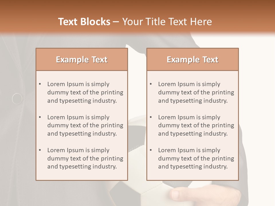 Competition Football Work PowerPoint Template
