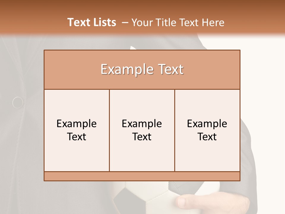 Competition Football Work PowerPoint Template