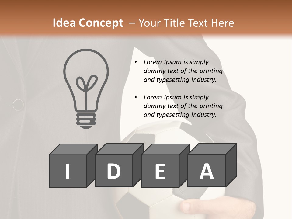 Competition Football Work PowerPoint Template