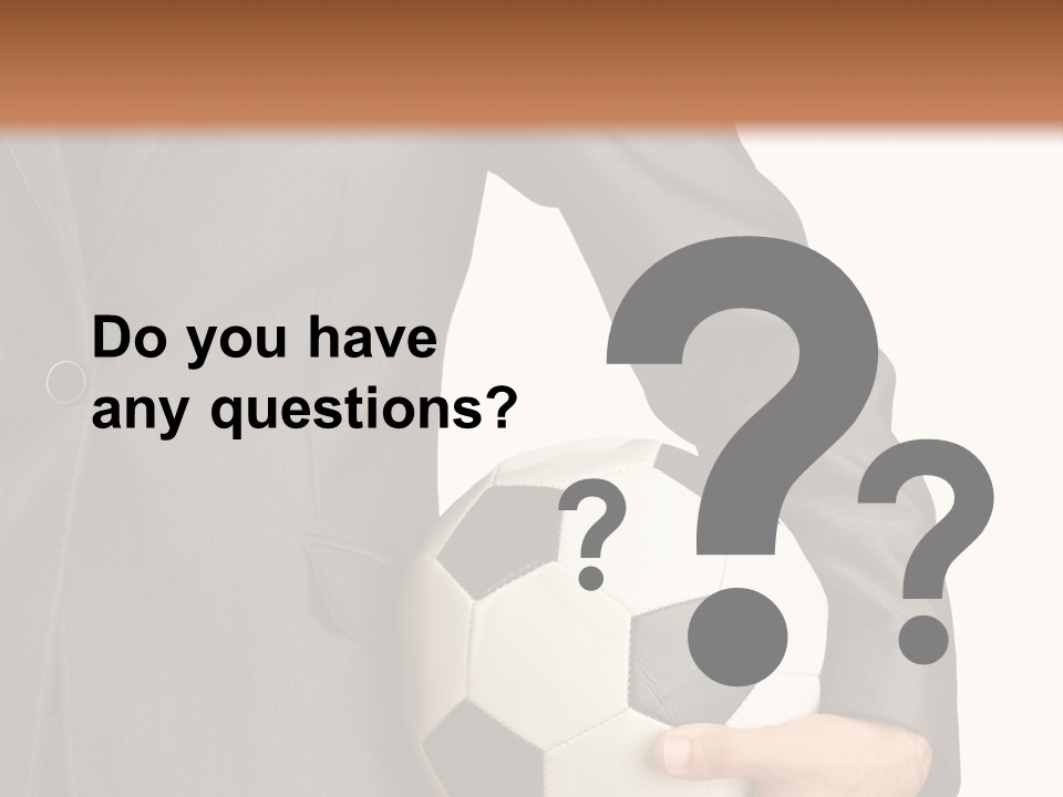 Competition Football Work PowerPoint Template