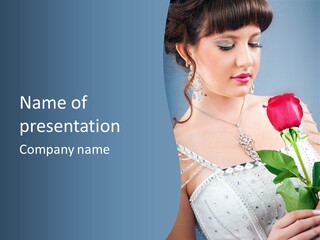 Beautiful Wedding Occasion PowerPoint Template