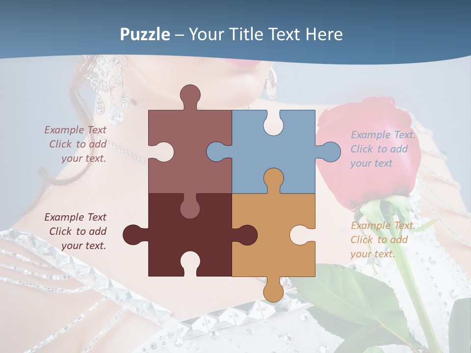 Beautiful Wedding Occasion PowerPoint Template