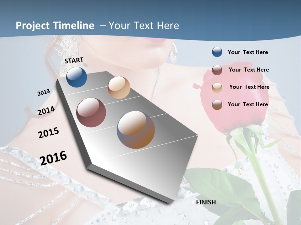 Beautiful Wedding Occasion PowerPoint Template