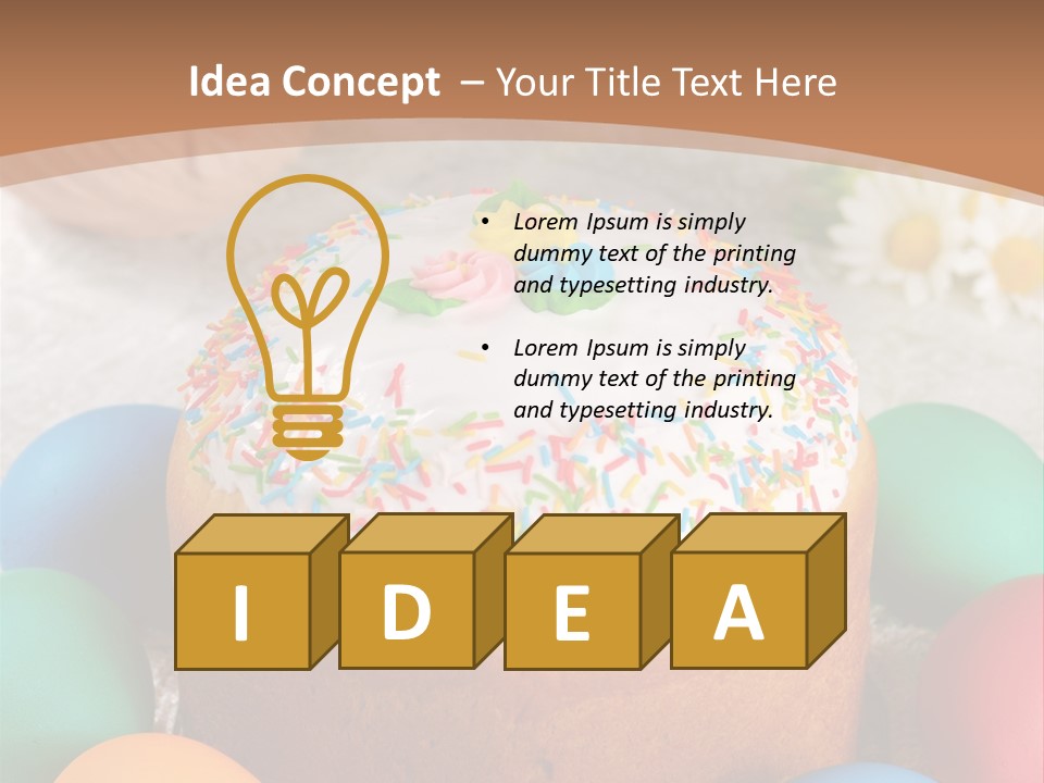 Cake Traditional Icing PowerPoint Template