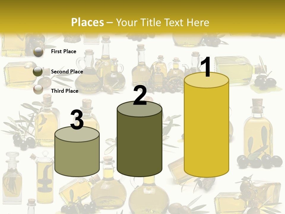 Container Ingredient Olive Oil PowerPoint Template