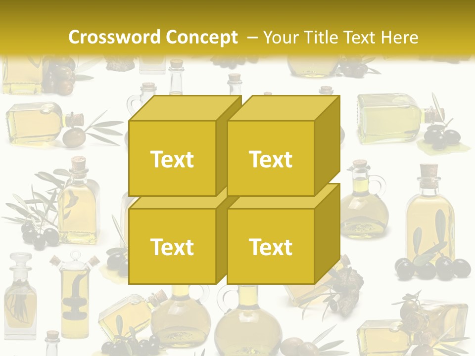 Container Ingredient Olive Oil PowerPoint Template