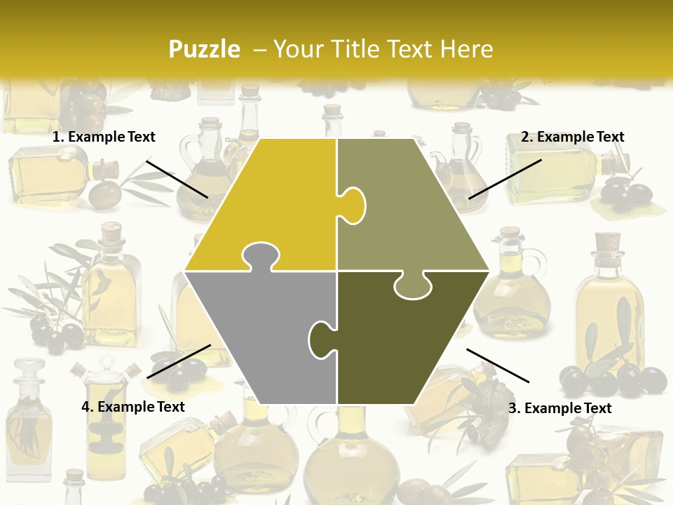 Container Ingredient Olive Oil PowerPoint Template
