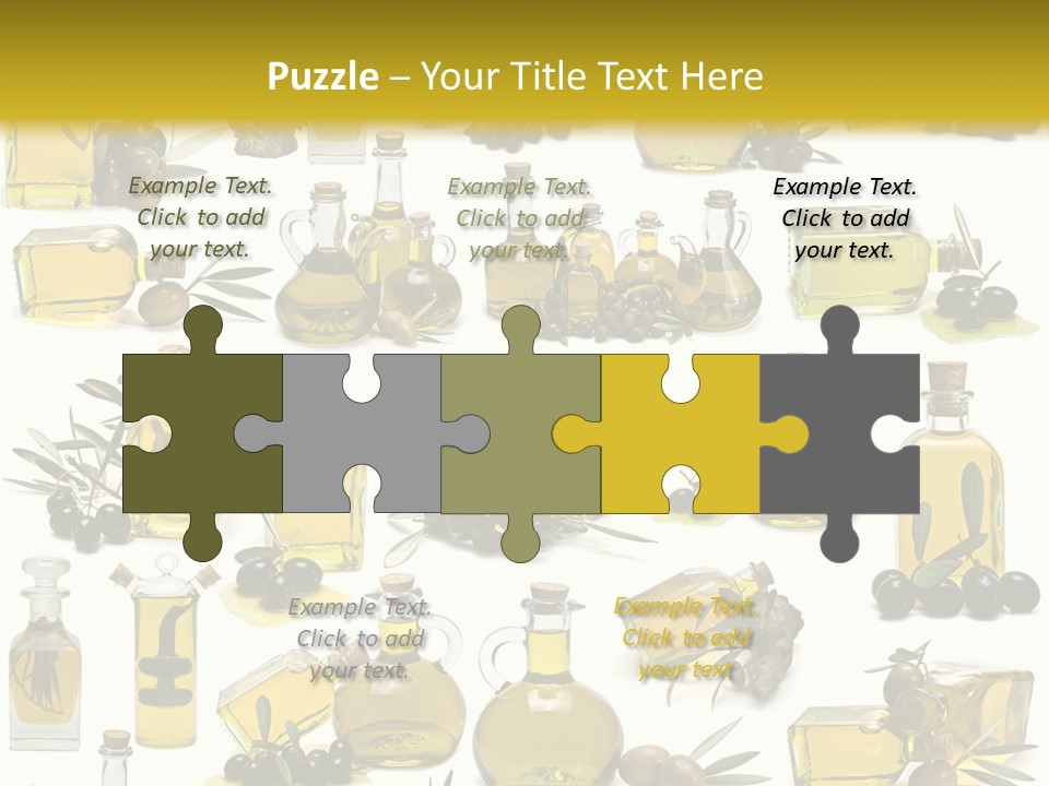 Container Ingredient Olive Oil PowerPoint Template