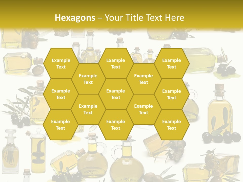 Container Ingredient Olive Oil PowerPoint Template