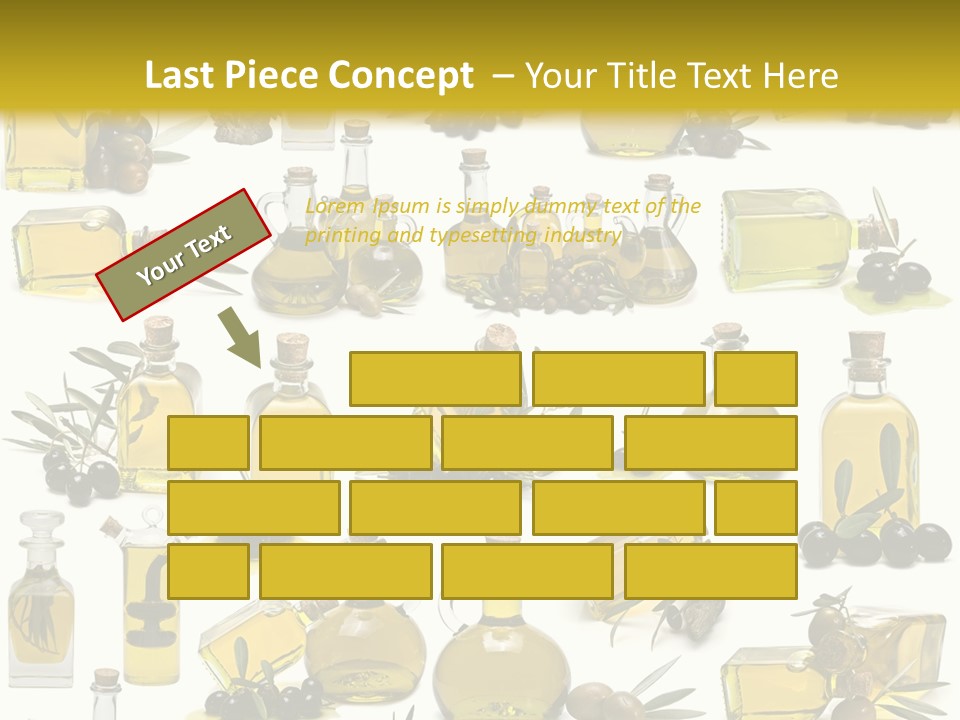 Container Ingredient Olive Oil PowerPoint Template