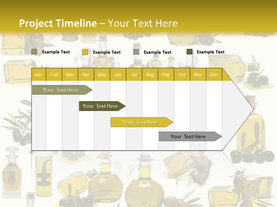 Container Ingredient Olive Oil PowerPoint Template