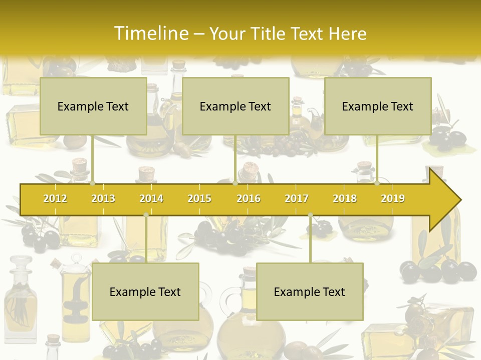 Container Ingredient Olive Oil PowerPoint Template