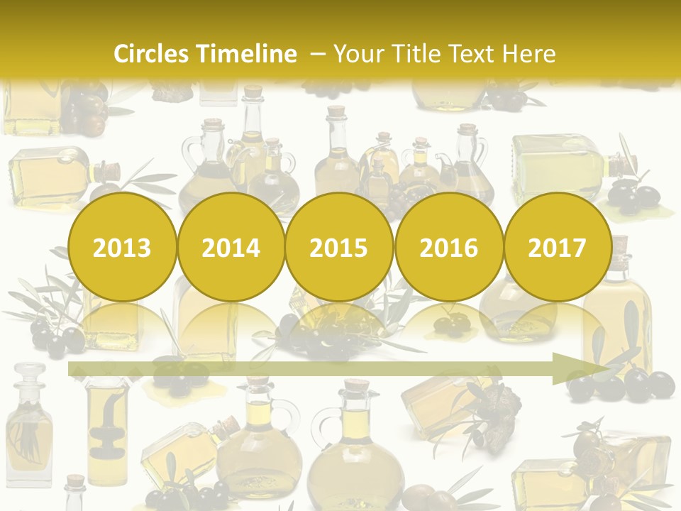 Container Ingredient Olive Oil PowerPoint Template