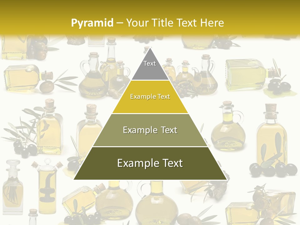 Container Ingredient Olive Oil PowerPoint Template