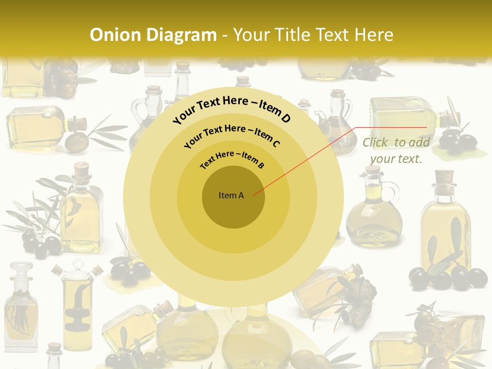 Container Ingredient Olive Oil PowerPoint Template