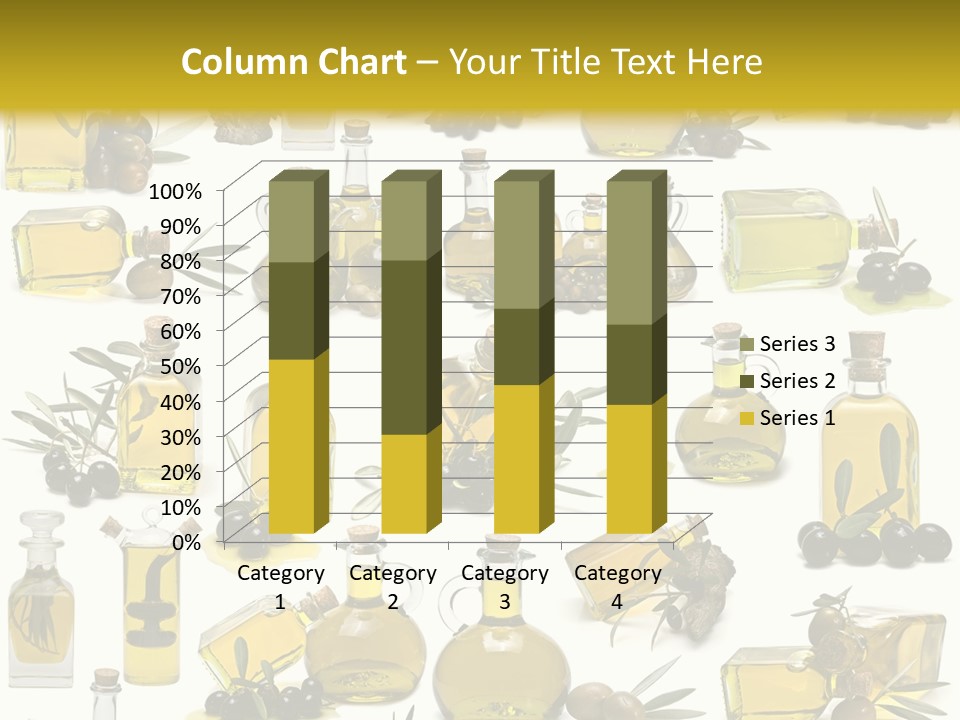 Container Ingredient Olive Oil PowerPoint Template