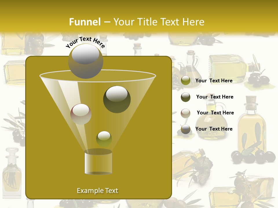 Container Ingredient Olive Oil PowerPoint Template