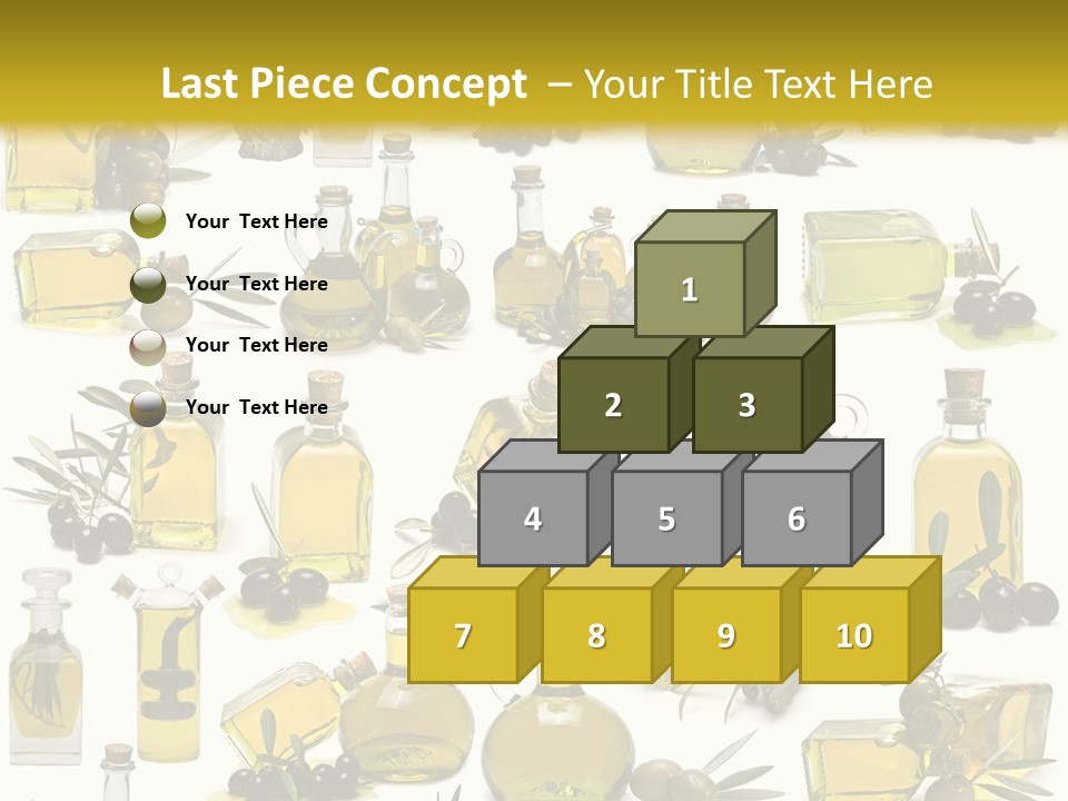 Container Ingredient Olive Oil PowerPoint Template