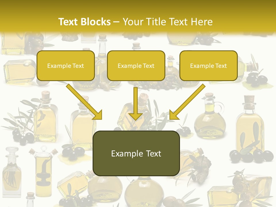 Container Ingredient Olive Oil PowerPoint Template