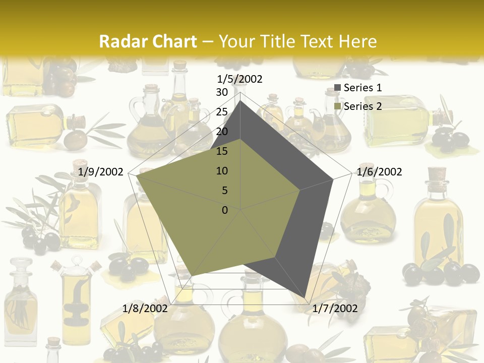 Container Ingredient Olive Oil PowerPoint Template