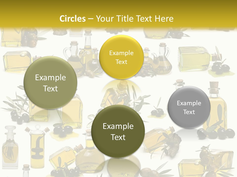 Container Ingredient Olive Oil PowerPoint Template