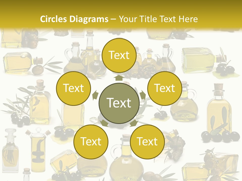 Container Ingredient Olive Oil PowerPoint Template