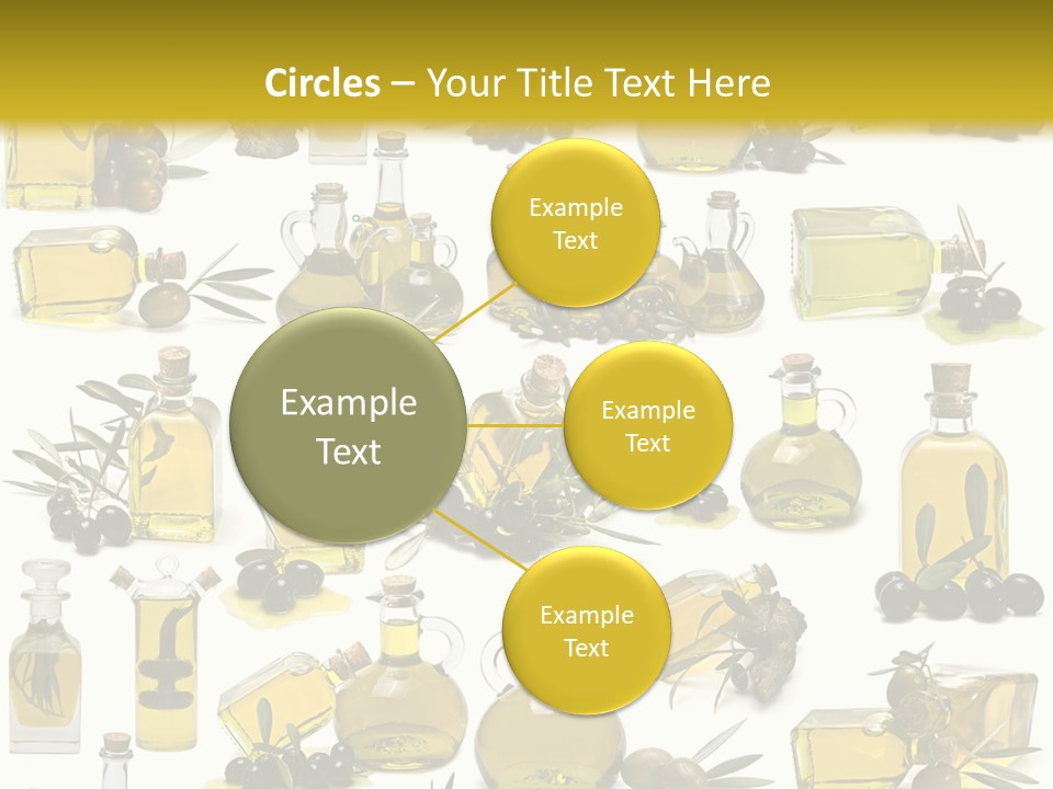 Container Ingredient Olive Oil PowerPoint Template