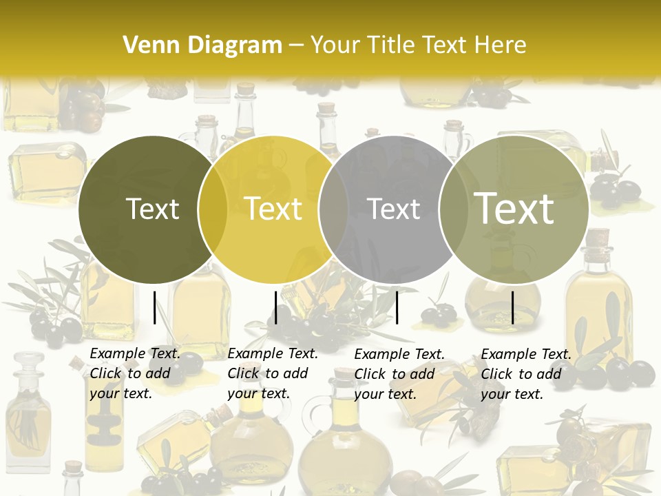 Container Ingredient Olive Oil PowerPoint Template