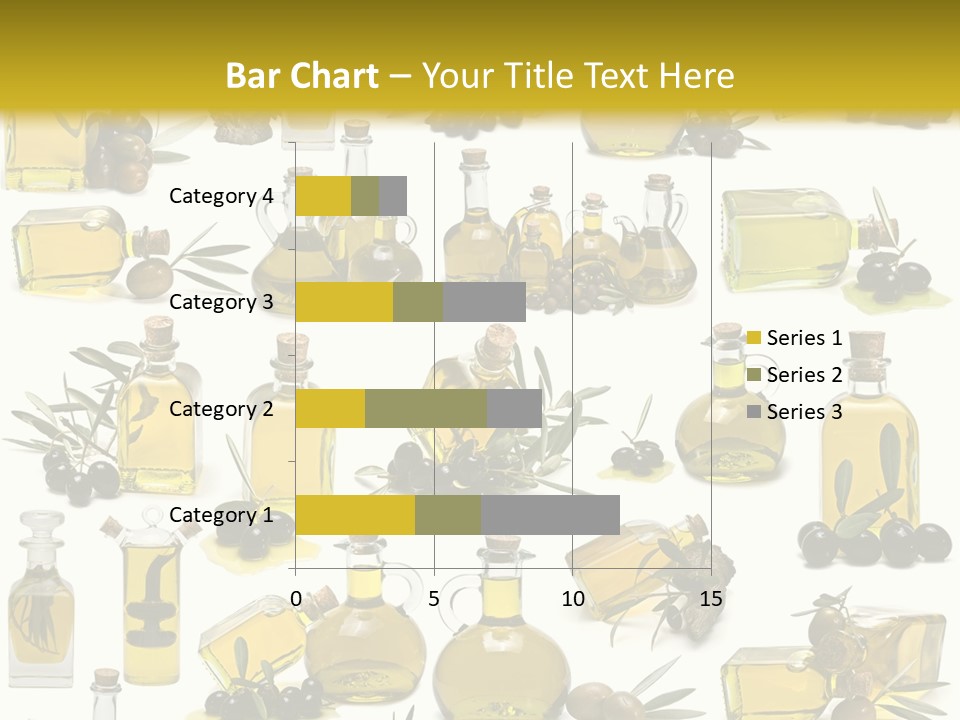 Container Ingredient Olive Oil PowerPoint Template