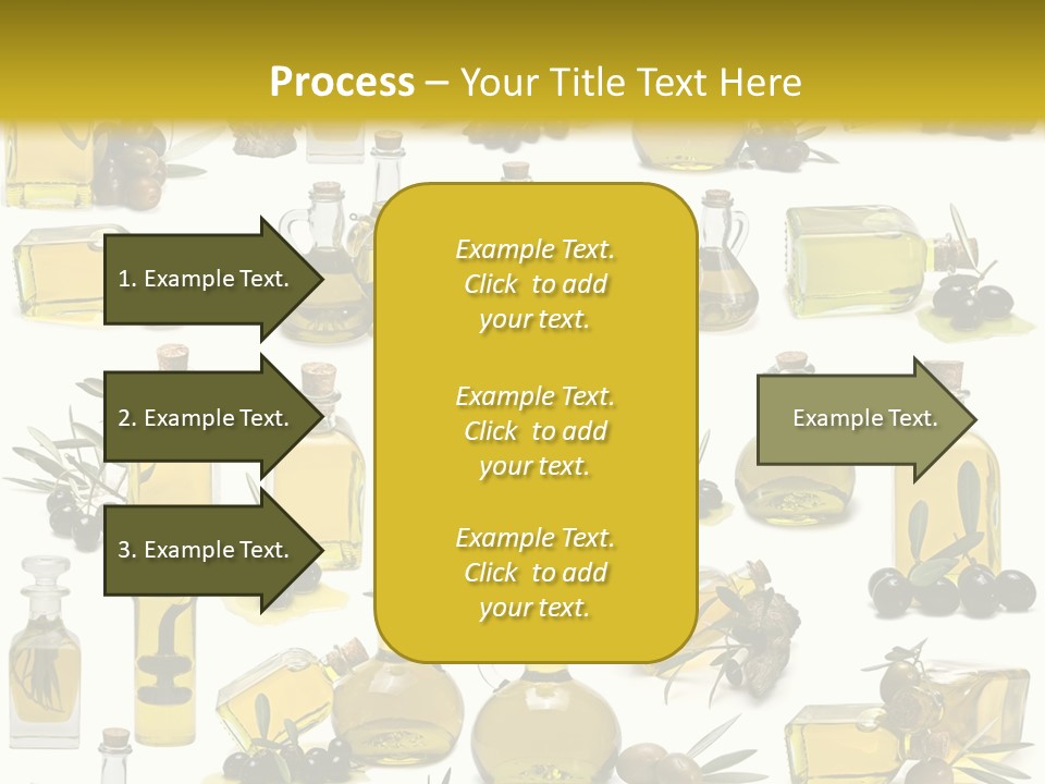 Container Ingredient Olive Oil PowerPoint Template