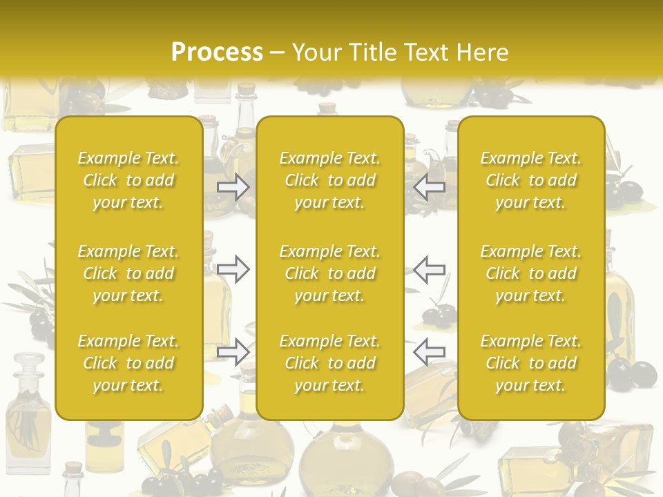 Container Ingredient Olive Oil PowerPoint Template