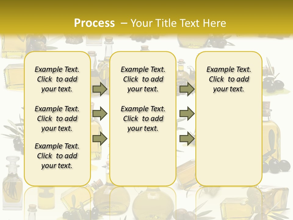 Container Ingredient Olive Oil PowerPoint Template