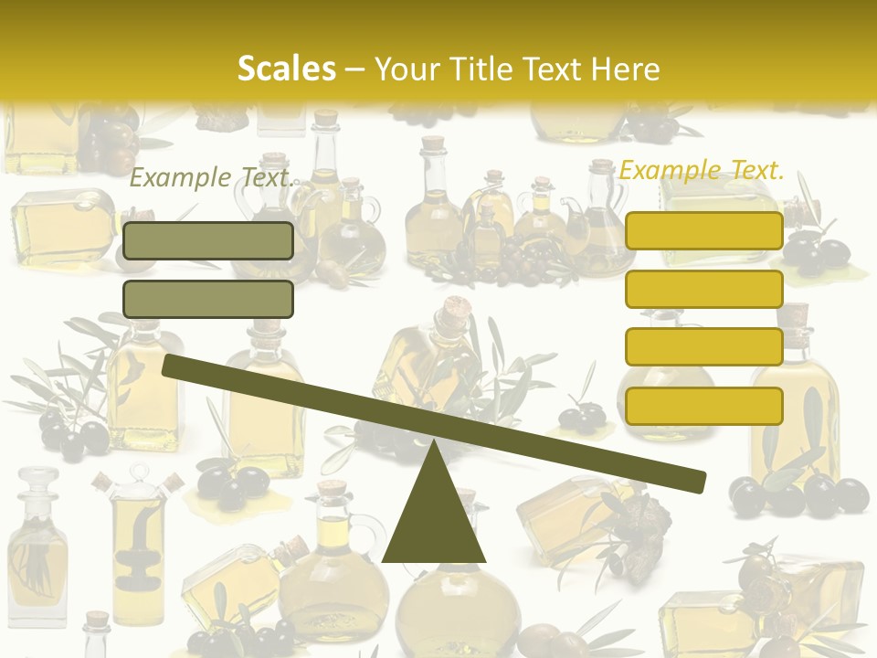Container Ingredient Olive Oil PowerPoint Template