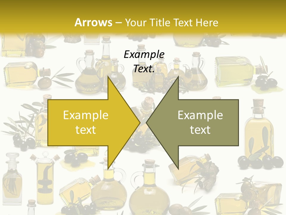 Container Ingredient Olive Oil PowerPoint Template
