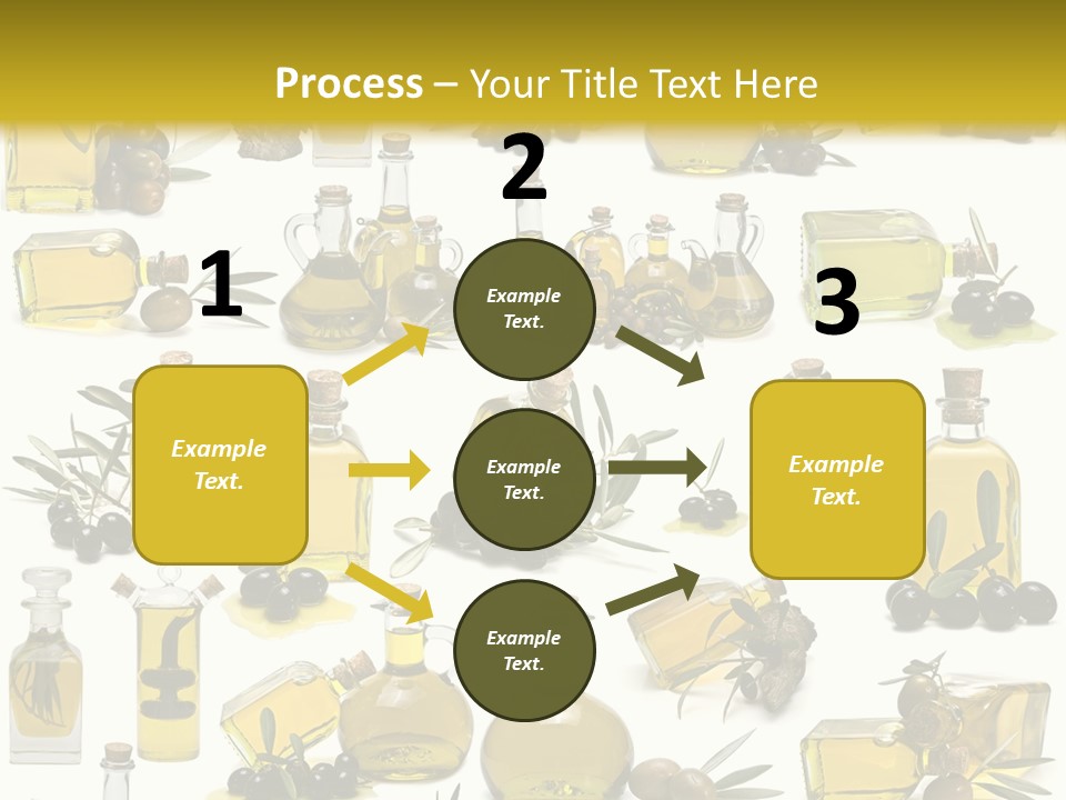 Container Ingredient Olive Oil PowerPoint Template