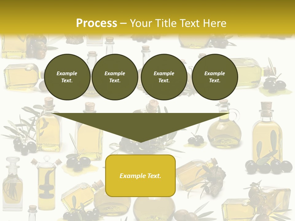 Container Ingredient Olive Oil PowerPoint Template