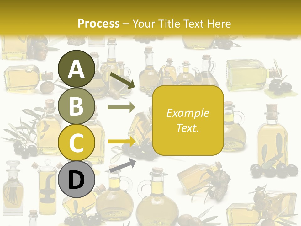 Container Ingredient Olive Oil PowerPoint Template