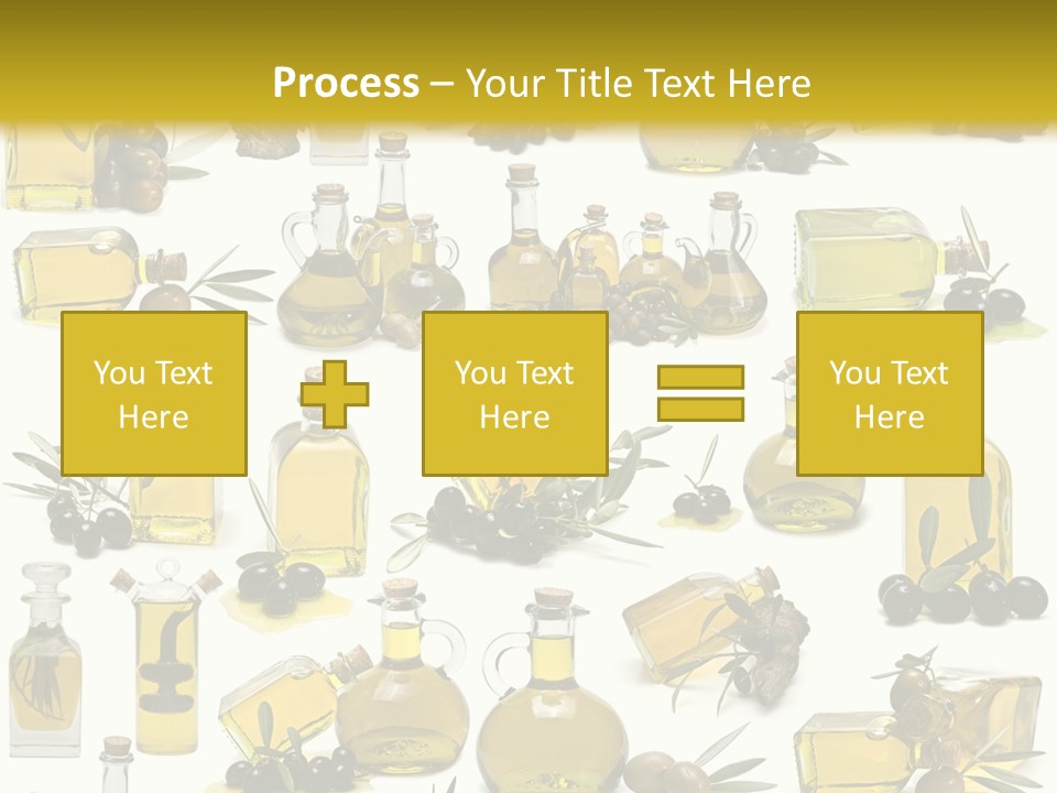 Container Ingredient Olive Oil PowerPoint Template