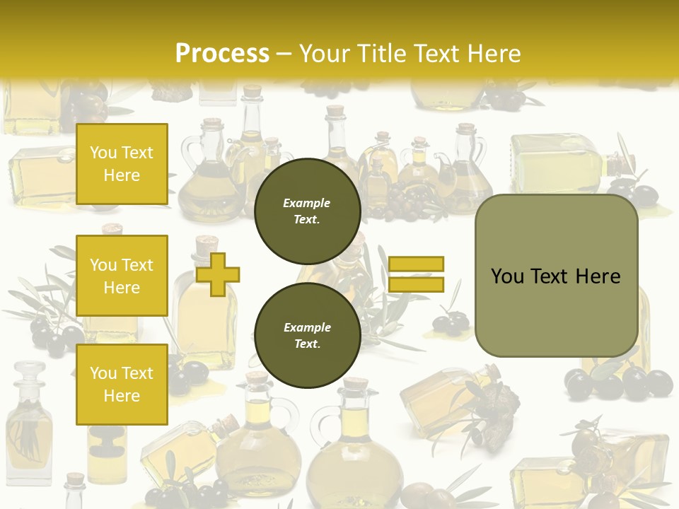 Container Ingredient Olive Oil PowerPoint Template