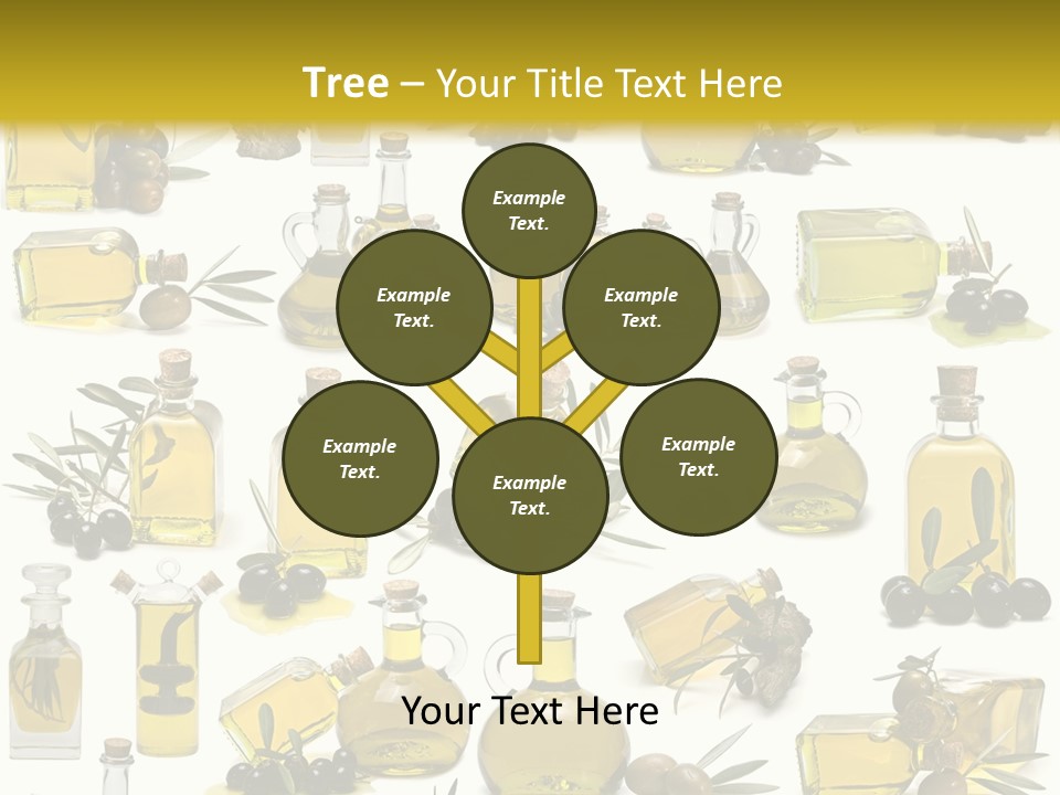Container Ingredient Olive Oil PowerPoint Template