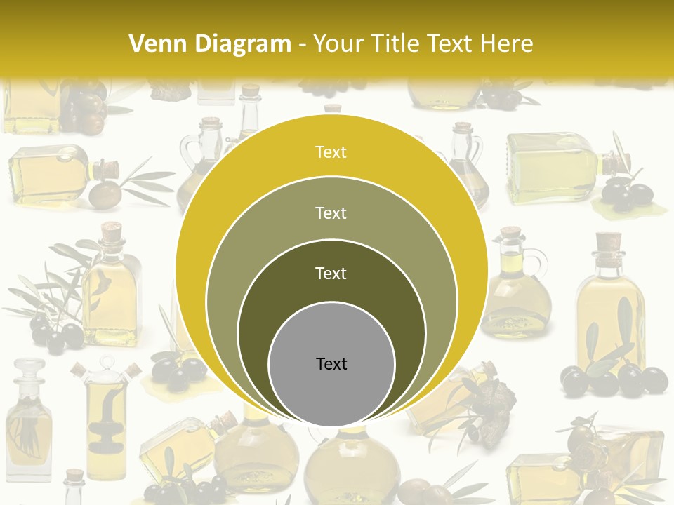 Container Ingredient Olive Oil PowerPoint Template