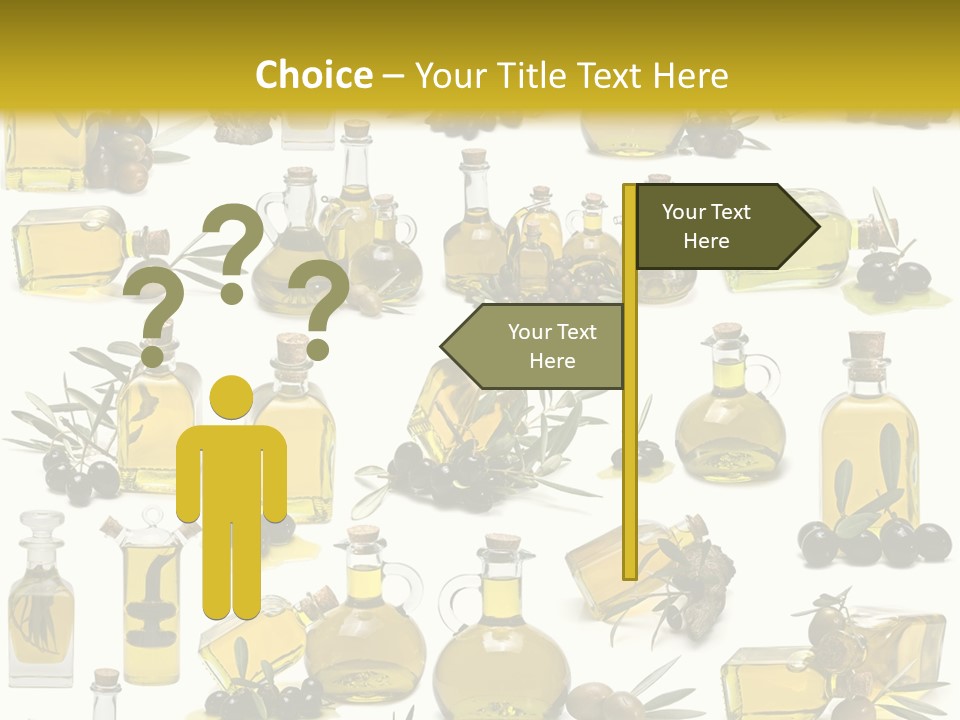 Container Ingredient Olive Oil PowerPoint Template